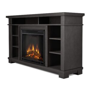 Belford 56" Electric Fireplace TV Stand in Grey by Real Flame