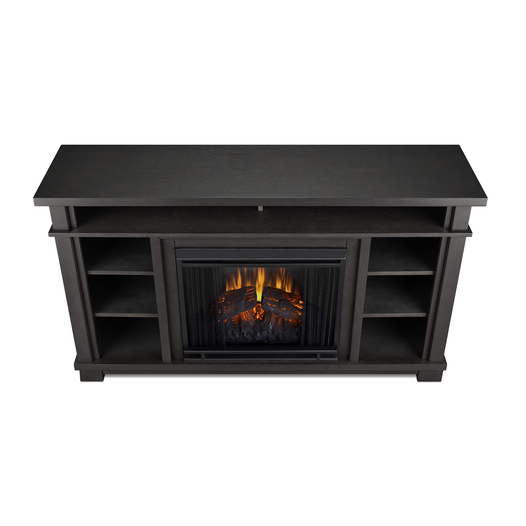 Belford 56" Electric Fireplace TV Stand in Grey by Real Flame