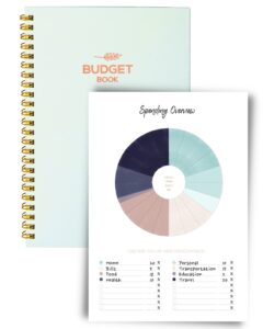 budget planner and monthly bill organizer - financial planner –12-month budget organizer, budget book planner - income and debt tracker planner, business expense tracker notebook and bill planner