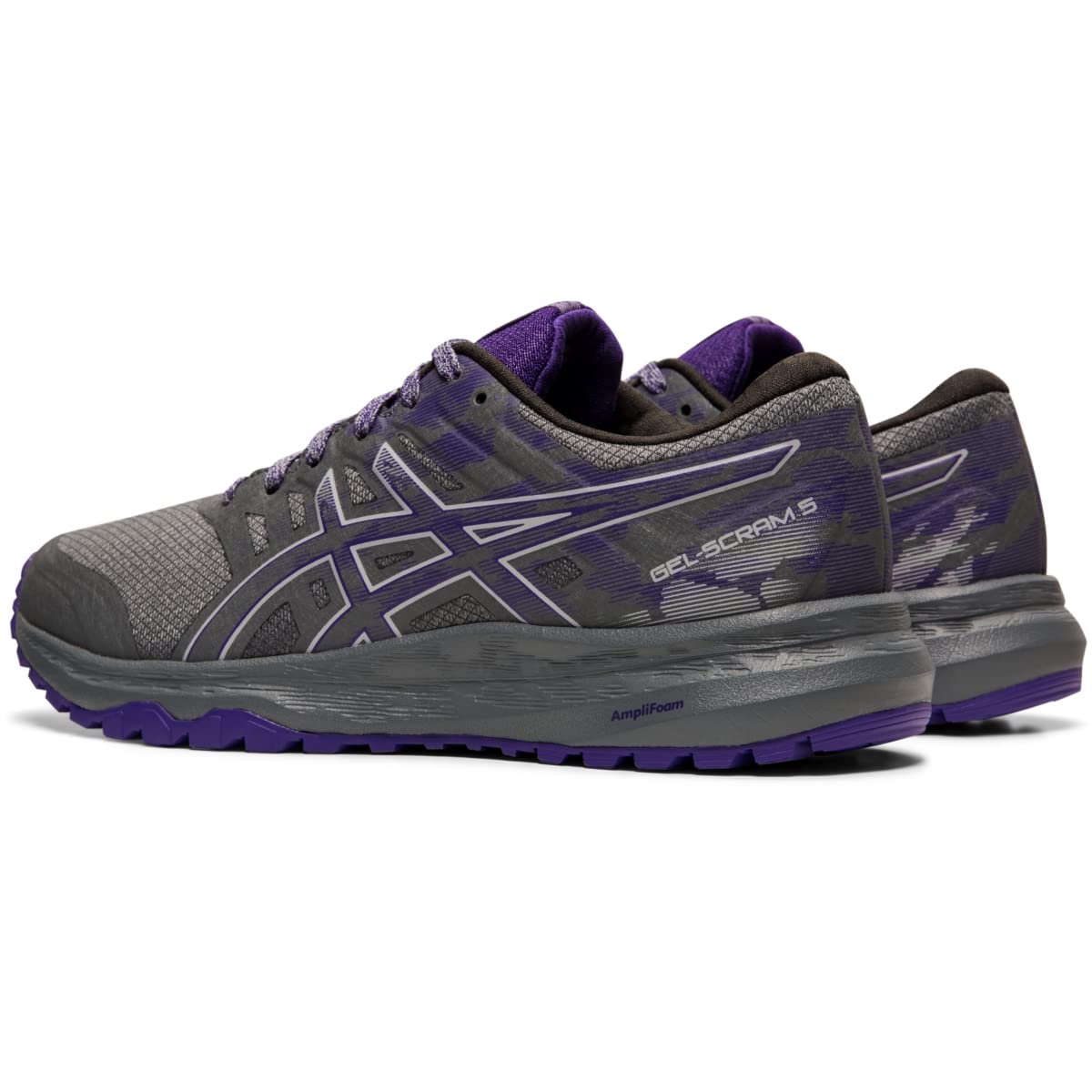 ASICS Women's Gel-Scram 5 Trail Running Shoes, 8.5, Metropolis/Gentry Purple