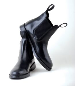 rhinegold comfey classic jodhpur boots-11-black