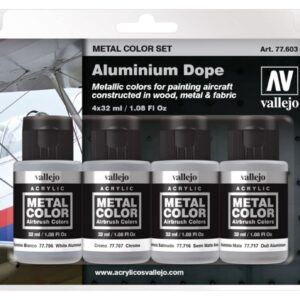 Vallejo Acrylicos Metal Color Jet Exhaust Paint Set, black, 1 Fl Oz (Pack of 1)