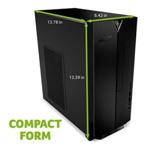 Acer Aspire TC-885-ACCFLi5O Desktop, 8th Gen Intel Core i5-8400, 8GB DDR4 + 16GB Optane Memory, 2TB HDD, 8X DVD, 802.11ac WiFi, Windows 10 Home