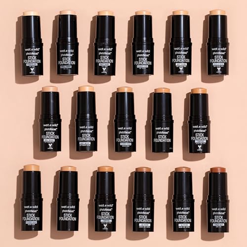 wet n wild Photo Focus Matte Foundation Stick Makeup, Soft Beige | Vegan & Cruelty-Free