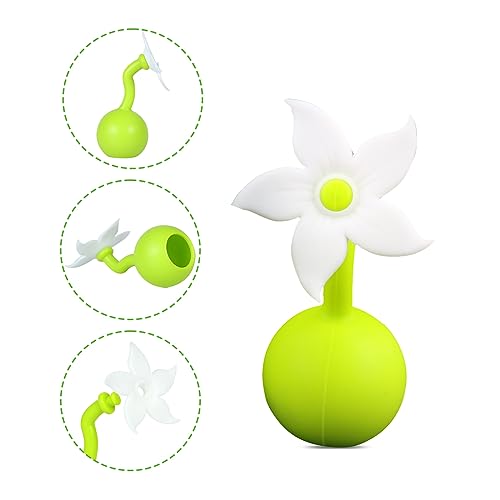 haakaa Flower Stopper Breastpump Stopper Manual Breast Pump Silicone Flower Stopper 100% Food Grade Silicone BPA PVC and Phthalate Free 1 pc, White