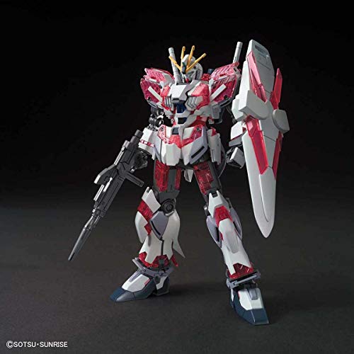 Bandai Hobby HGUC #222 Narrative Gundam C Pack Gundam NT 1/144, White/Red, Model:BAS5056760