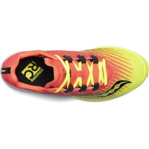 Saucony Women's Type A9 Road Running Shoe, Citron | Pink, 6