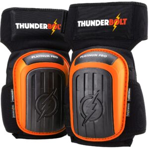 thunderbolt knee pads for men construction knee pads for work knee pads for men and women gel knee pads gardening flooring roofing heavy duty gel knee pads thick foam strong adjustable non-slip straps