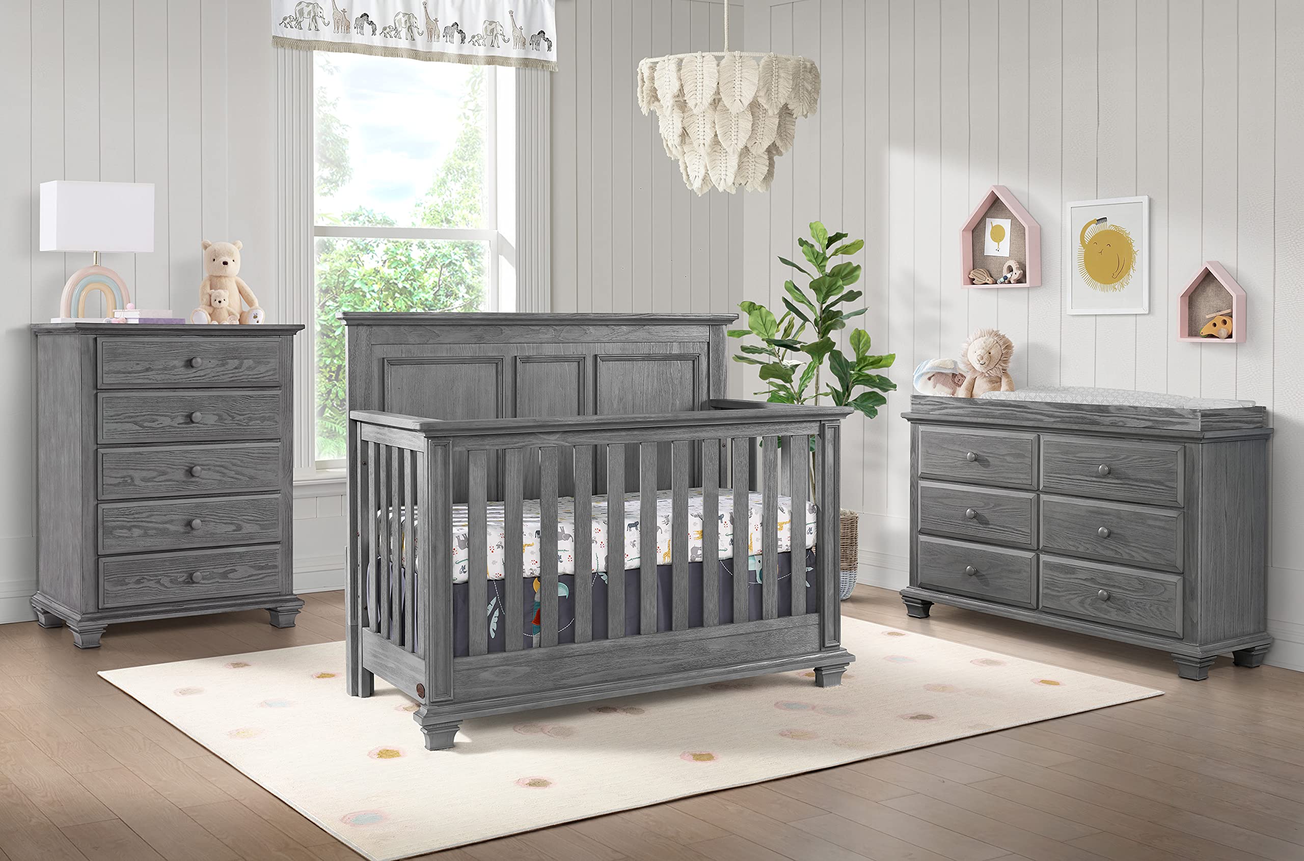 Oxford Baby Universal Changing Topper for Kenilworth/Willowbrook 6 Dr Dresser, Graphite Gray