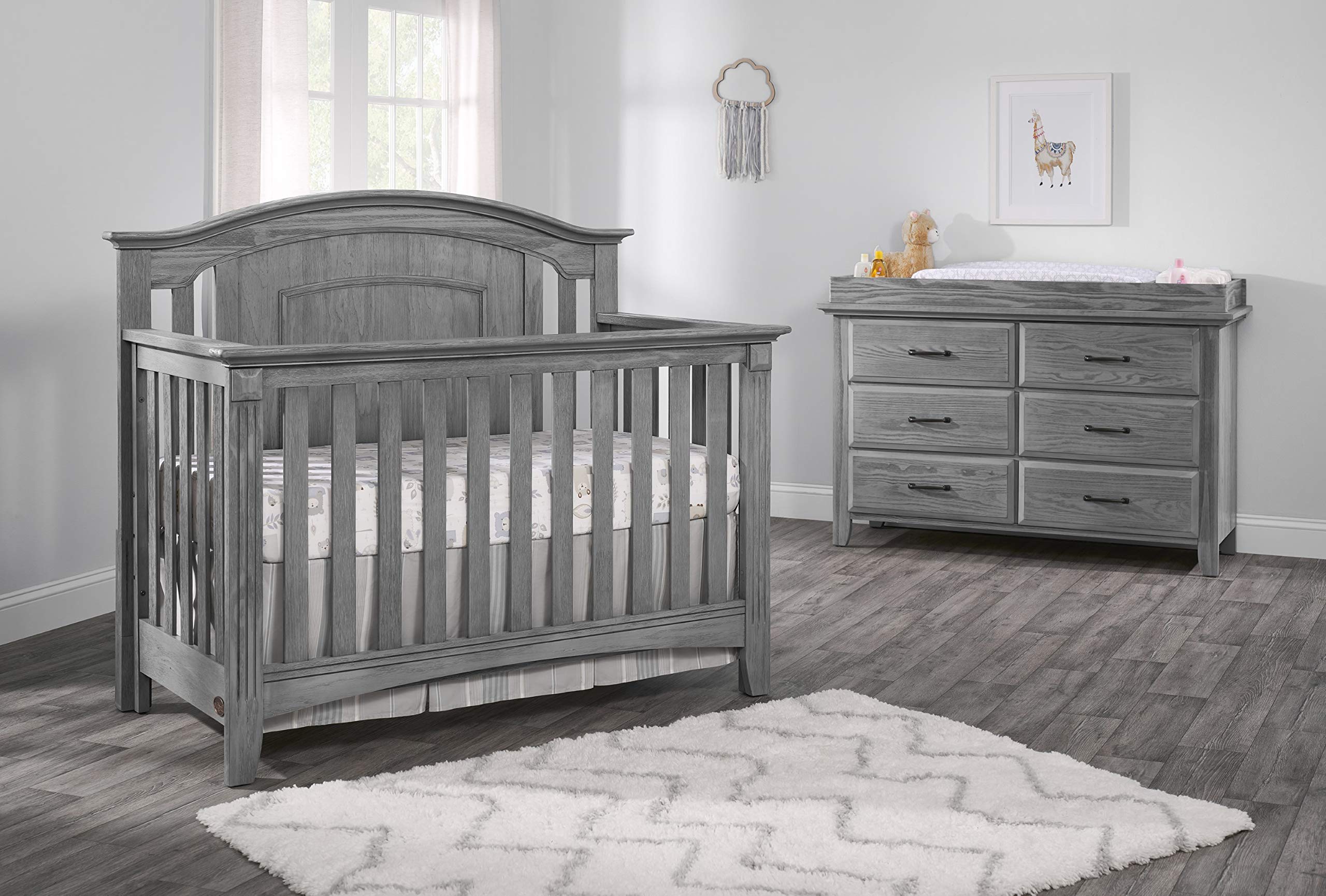 Oxford Baby Universal Changing Topper for Kenilworth/Willowbrook 6 Dr Dresser, Graphite Gray