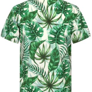 APTRO Men's Hawaiian Shirt Relaxed Fit Casual Short Sleeve Shirts HWS032 L