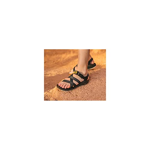 Chaco womens BANDED Z CLOUD Sport Sandal, SOLID BLACK, 8 M US