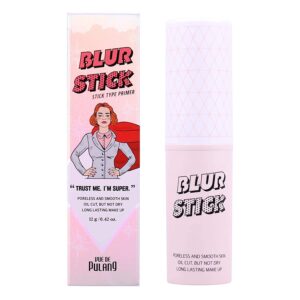 korean makeup blur stick face primer - pore minimizer and reducer for your face - more energetic eyeshadow, eyelid and eye details - with hydrating calamine base for oily skin and sensitive acne skin