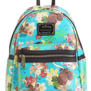 Loungefly Disney Moana Floral Allover Print Womens Double Strap Shoulder Bag Purse