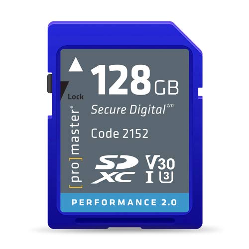 ProMaster SDXC 128GB Performance 2.0, Memory Card, (Model 2152)