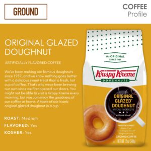 Krispy Kreme Doughnuts Original Glazed Donut Ground Coffee, Bagged 12oz