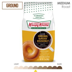 Krispy Kreme Doughnuts Original Glazed Donut Ground Coffee, Bagged 12oz