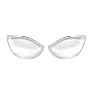 vasana 1pair clear breathable soft silicone bra bikini inserts breast chest swimsuit pads enhancers push-up bra insert pad molding pad booster pads for women swimsuit and bikini