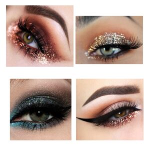 VERONNI Pro 35 Color Glitter Shimmer Eyeshadow Makeup Palette Pigment Stage Make Up Eye Shadow Plattet (35 Glitter)