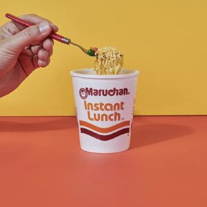 Maruchan Ramen Instant Lunch Variety, 12 Count, 6 Flavors with By The Cup Chopsticks