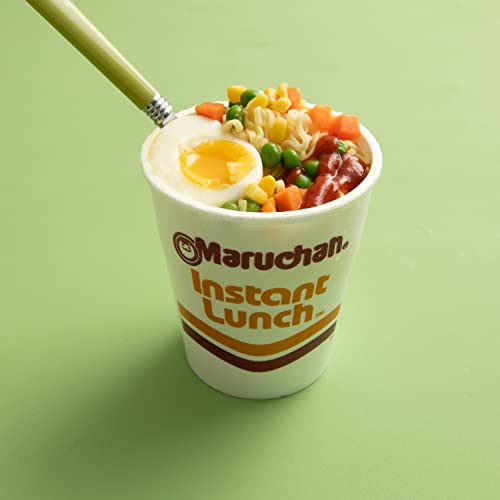 Maruchan Ramen Instant Lunch Variety, 12 Count, 6 Flavors with By The Cup Chopsticks