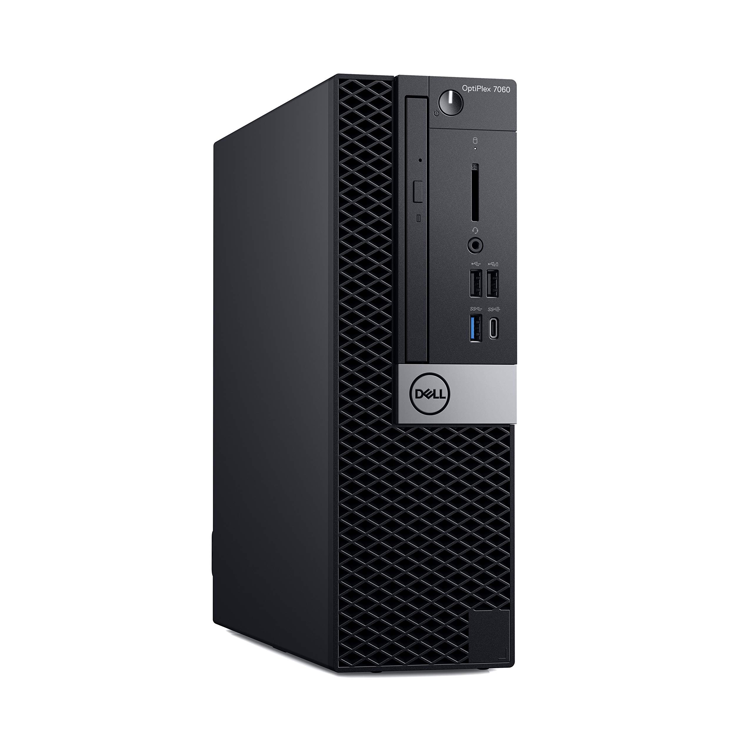 Dell OP7060SFFT7G0K OptiPlex 7060 SFF Desktop Computer with Intel Core i7-8700 3.2 GHz Hexa-core, 16GB RAM, 256GB SSD (Renewed)