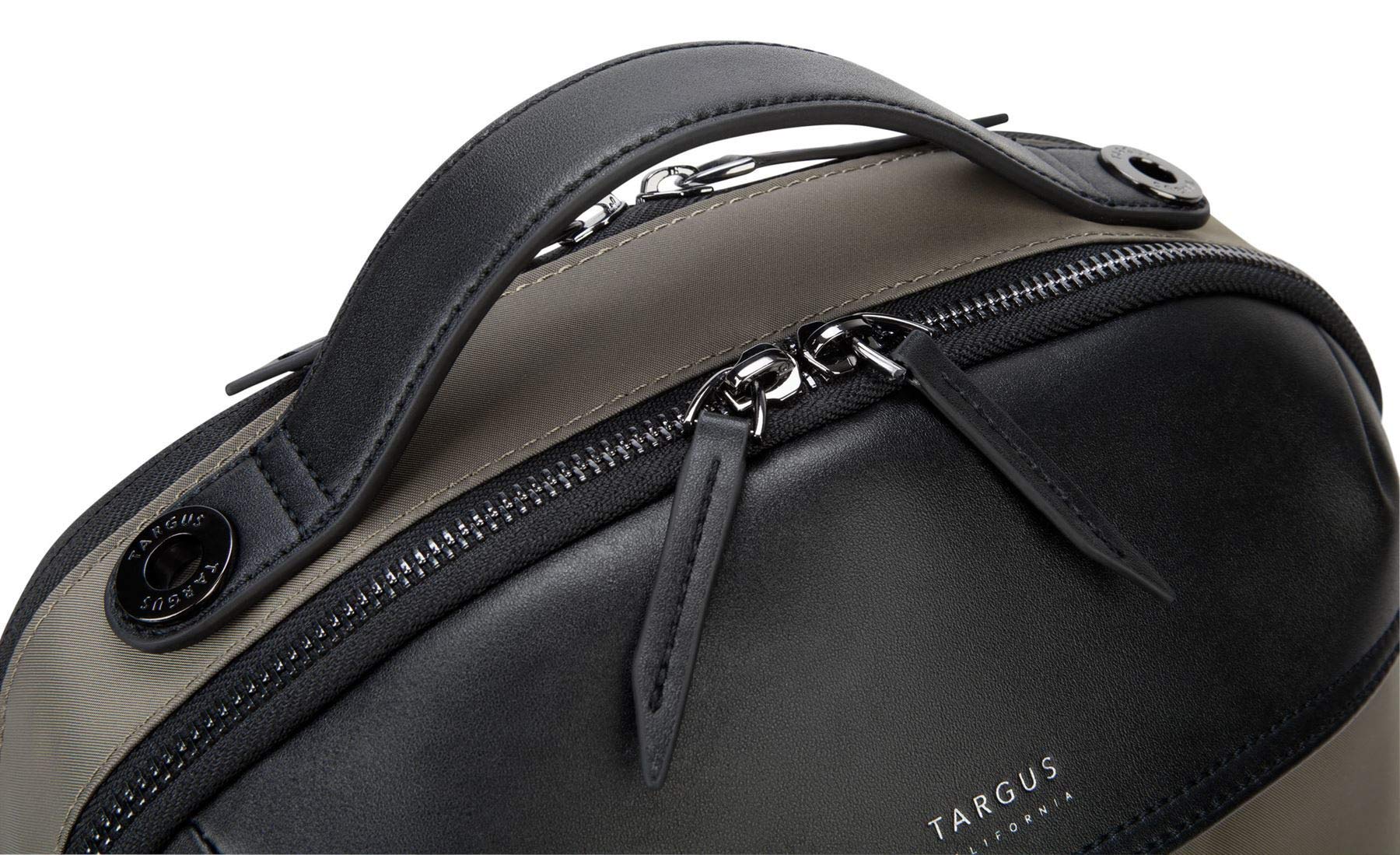 Targus Newport fit 15-Inch Laptop Backpack, Olive (TSB94502GL)