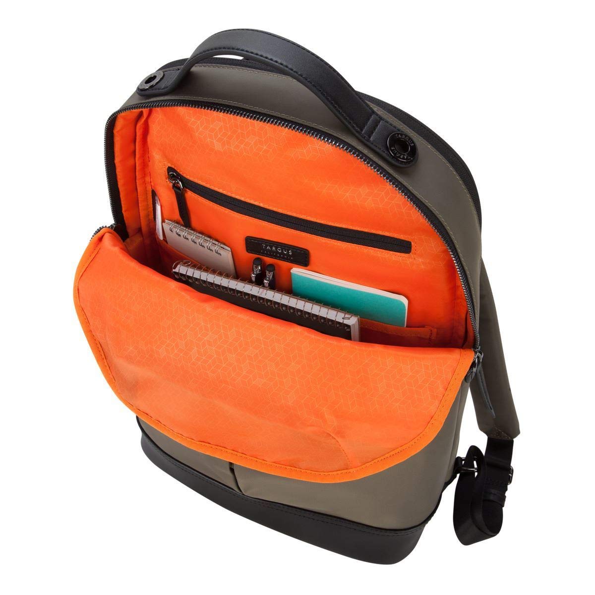Targus Newport fit 15-Inch Laptop Backpack, Olive (TSB94502GL)