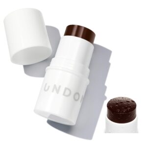 undone beauty water bronzer stick - coconut for radiant, dewy glow and a natural looking tan with no streaks, lines, or mistakes - vegan & cruelty free - baked, 0.19 oz (5g)