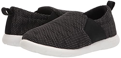 isotoner Women's Sport Mesh Slipper, Black, 9