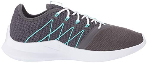 Nike Women's Viale Tech Racer Sneaker, Thunder Grey/Aurora Green-White, 6 Regular US