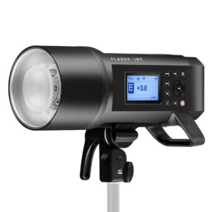 Flashpoint XPLOR 600 PRO Li-ion Battery-Powered HSS Strobe Light with Built-in R2 2.4GHz, Bowens Mount 600w Wireless Monolight with 360 Full-Power Flashes for Outdoor Strobe Light Photography