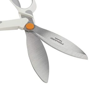 Fiskars Crafts PowerCut Softgrip Shears (9, White/Grey