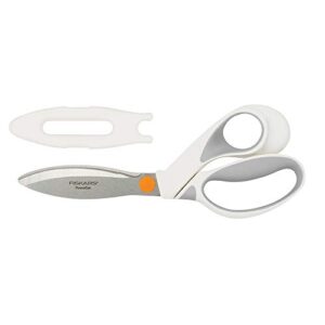 Fiskars Crafts PowerCut Softgrip Shears (9, White/Grey