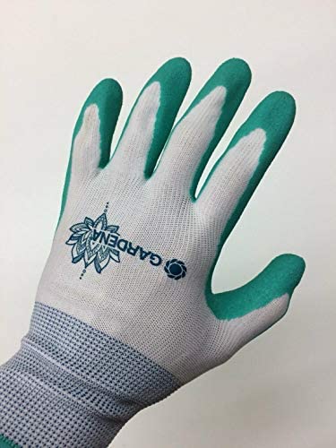 Gardena Latex Gardening Gloves, 10 Count