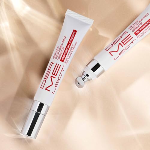 Dermelect Revitalite Professional Eyelid & Dark Circle Corrector for Eyes - Anti Aging Cream with Peptides Brightening & Tightening Treatment for Dark Circles, Puffiness, Droopy Eyelids, Wrinkles