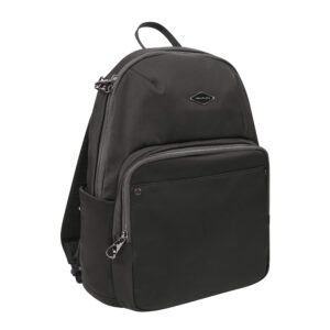 travelon women's anti-theft parkview backpack, black, 14 x 15 x 5