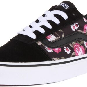 Vans Women's Low-Top Trainers, Multicolour Roses Black Xnw, 8