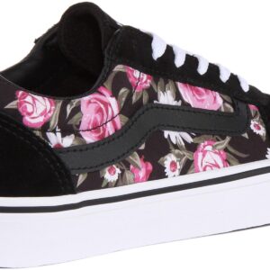 Vans Women's Low-Top Trainers, Multicolour Roses Black Xnw, 8