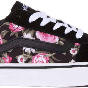 Vans Women's Low-Top Trainers, Multicolour Roses Black Xnw, 8