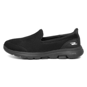 Skechers Women's Go Walk 5 Sneaker, Black, 8