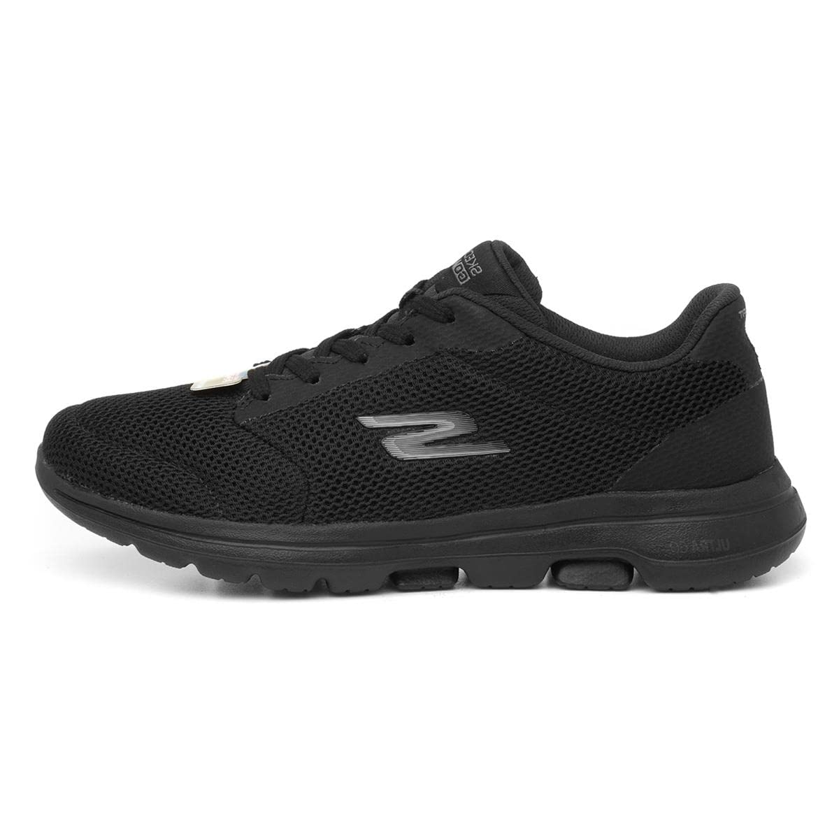 Skechers womens Go Walk 5 - Lucky Sneaker, Black, 8.5 US