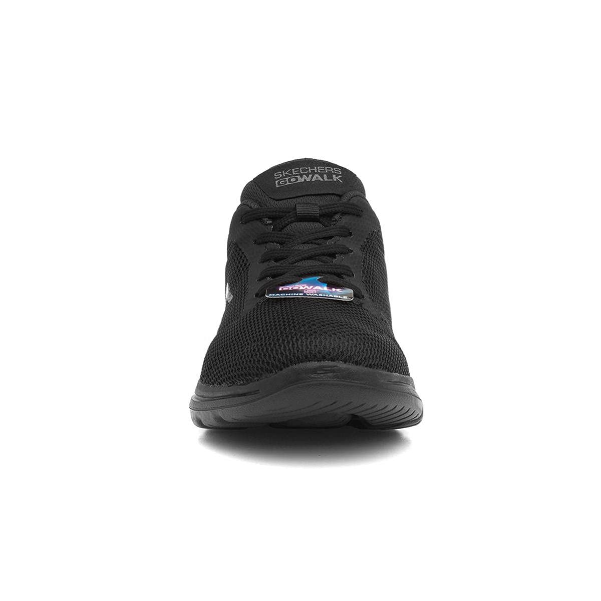 Skechers womens Go Walk 5 - Lucky Sneaker, Black, 8.5 US