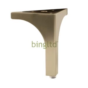 BingLTD - 4 1/2" Brushed Gold Metal Sofa Legs - Set of 4 (ML-45T-BG)