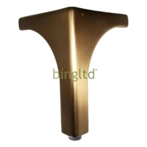 BingLTD - 4 1/2" Brushed Gold Metal Sofa Legs - Set of 4 (ML-45T-BG)