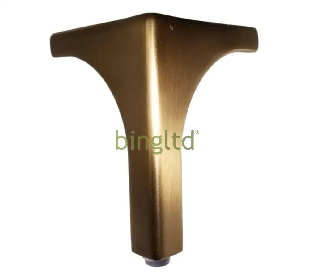 BingLTD - 4 1/2" Brushed Gold Metal Sofa Legs - Set of 4 (ML-45T-BG)