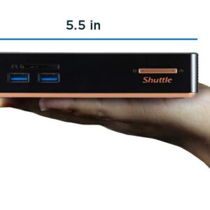 Shuttle Mini PC Intel i3 Windows 10 Home | 8GB RAM | 240GB SSD | Mini Desktop Computer | HDMI, Mini DisplayPort | | Wi-Fi 2.4/5G | Bluetooth | Gigabit Ethernet | 4K Supported | SD Card Reader
