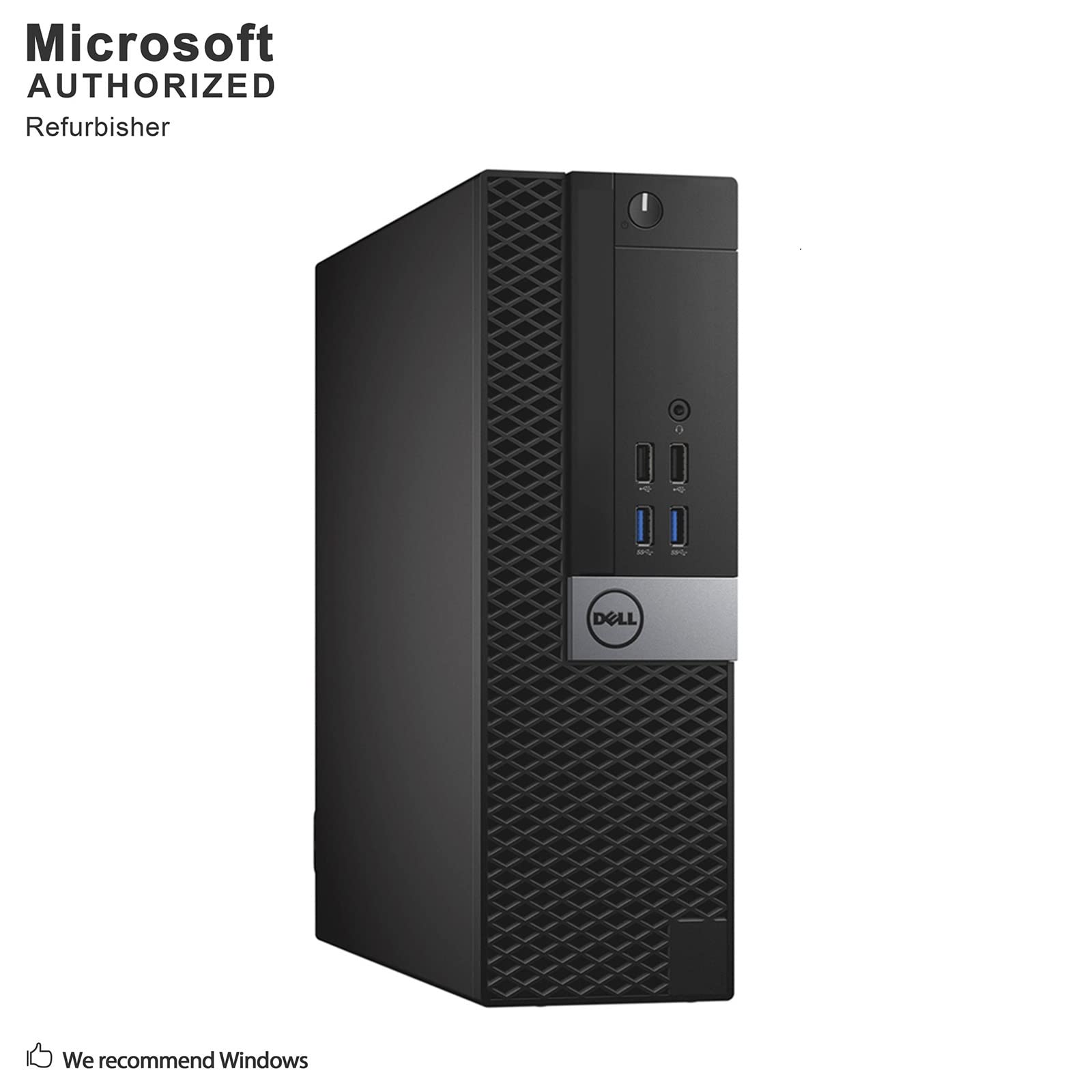 DELL Optiplex 5040-SFF, Core i5-6500 3.2GHz, 8GB RAM, 256GB Solid State Drive, DVD, Windows 10 Pro 64bit (Renewed)']