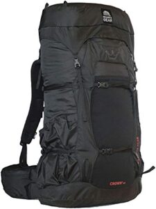 granite gear crown2 60l backpack 2019 - black/red rock long