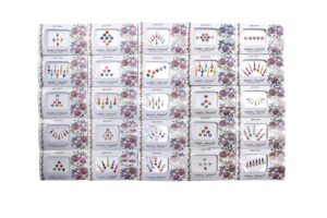 avador pack of 25 assorted bindi multiple sizes multiple designs bollywood indian bride for forehead